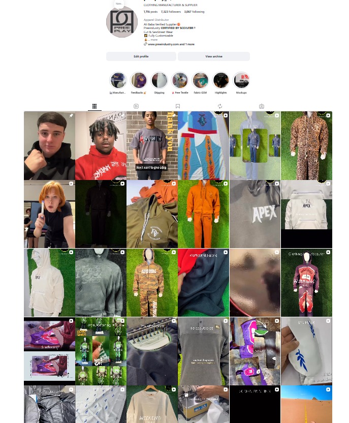 Social media graphics screenshot
